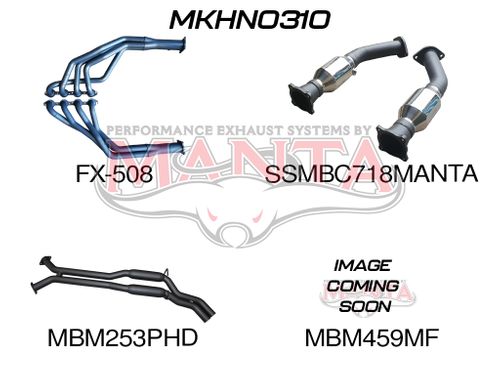 HSV WL Grange V8 2.5in Dual With Extractors Hotdog/Muffler