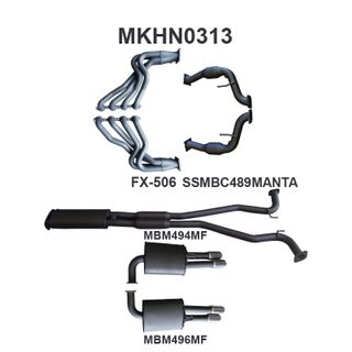 Holden WM Statesman 2.5in With Extractors Muffler/Muffler