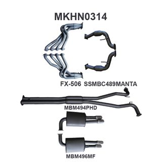 Holden WM Statesman & Caprice 2.5in With Extractors Hotdog/Muffler