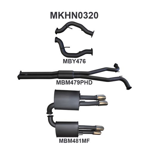 Holden WM Statesman Caprice 3in Catback Hotdog/Muffler