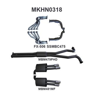 Holden WM Statesman Caprice 3in With 1 7/8 in Extractors Hotdog/Muffler