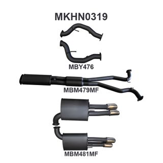Holden WM Statesman Caprice 3in Catback Muffler/Muffler