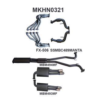 HSV WM Grange 2.5in With Extractors Muffler/Muffler