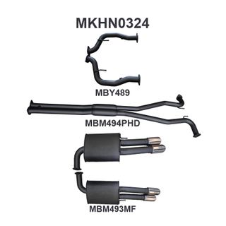 HSV WM Grange 2.5in Catback Hotdog/Muffler
