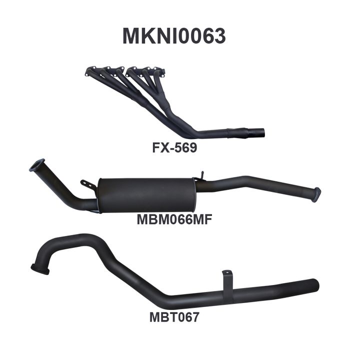 Nissan Patrol GQ 3.0L Extractor & 2.5 System