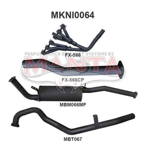 Nissan Patrol GQ 4.2L Extractors & 2.5in System