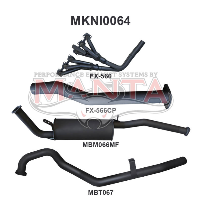 Nissan Patrol GQ 4.2L Extractors & 2.5in System