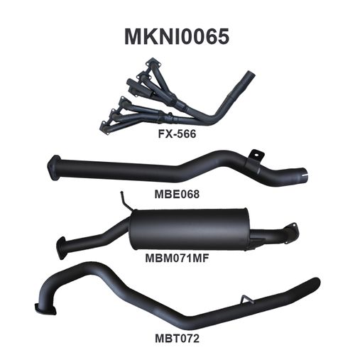 Nissan Patrol GU 4.2L Extractors & 2.5in System