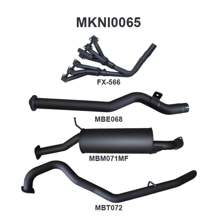 Nissan Patrol GU 4.2L Extractors & 2.5in System
