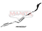 Nissan Patrol GU 4.5L Full System with Centre Muffler & Rear Hotdog