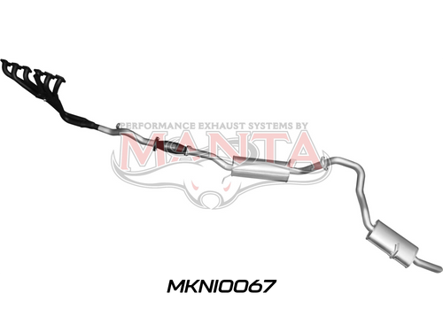 Nissan Patrol GU 4.5L Full System with Centre Muffler & Rear Hotdog