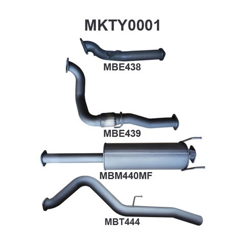 Toyota Hilux KZN165R 3.0L TD 3 With Muffler