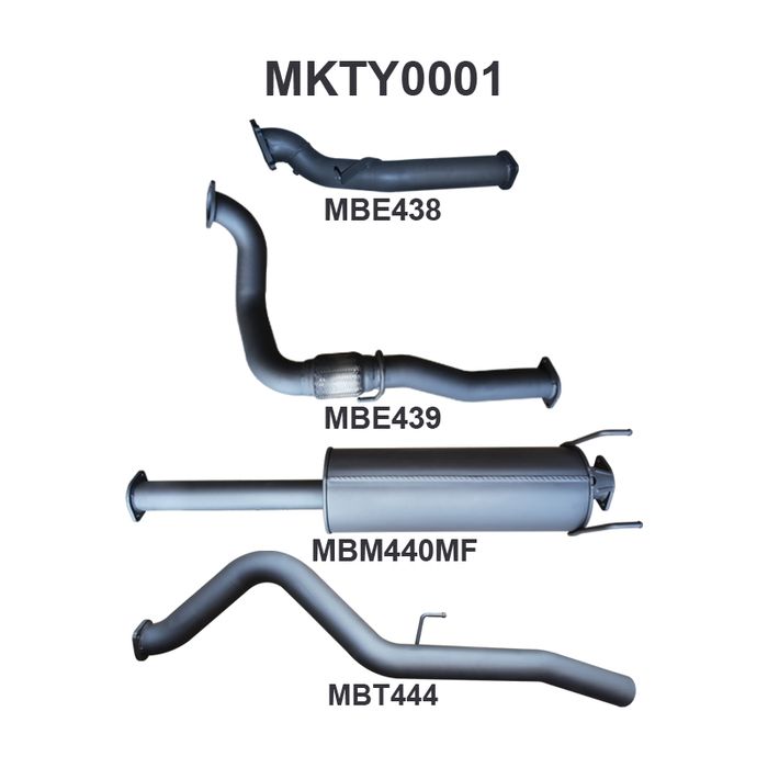 Toyota Hilux KZN165R 3.0L TD 3 With Muffler