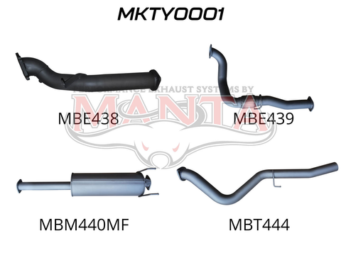 Toyota Hilux KZN165R 3.0L TD 3 With Muffler