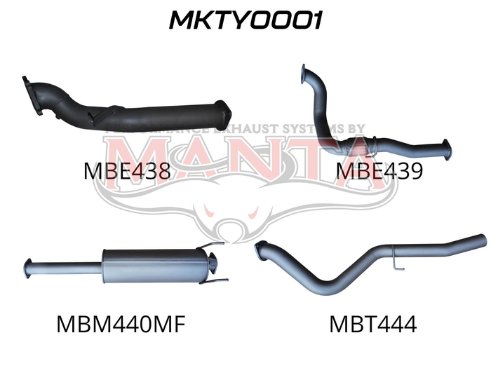 Toyota Hilux KZN165R 3.0L TD 3 With Muffler