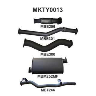 Toyota Landcruiser VDJ79 V8 D/Cab Ute 3in NO Cat With Muffler