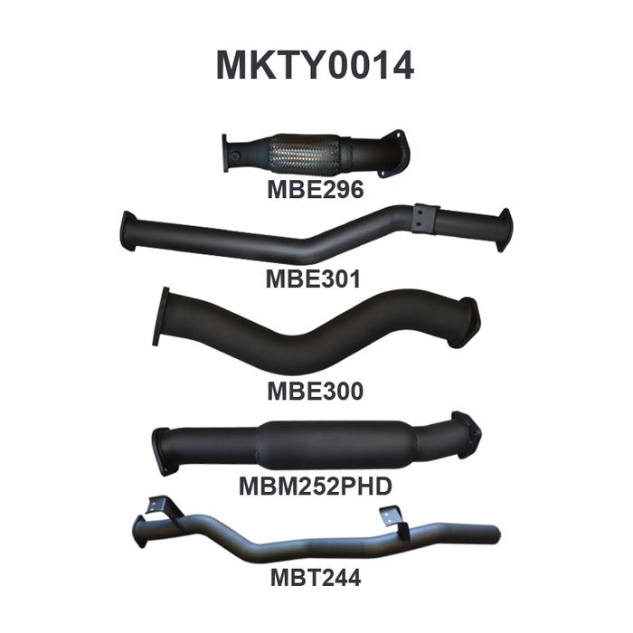 Toyota Landcruiser VDJ79 V8 D/Cab Ute 3in NO Cat With Hotdog