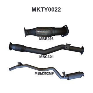 Toyota Landcruiser VDJ76 V8 Wagon 3in With Cat Rear Muffler