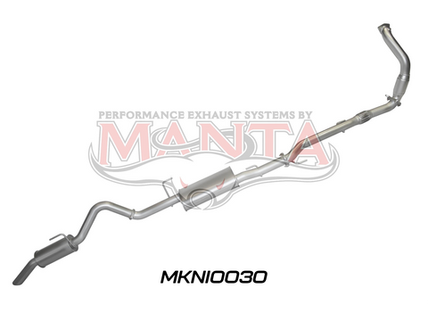 Nissan Navara D40 3.0L 550 V6 With Cat R Muffler