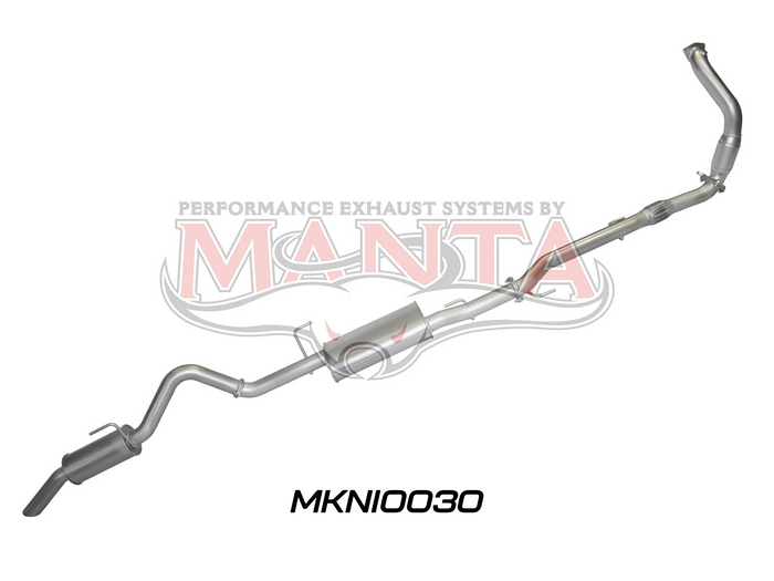 Nissan Navara D40 3.0L 550 V6 With Cat R Muffler