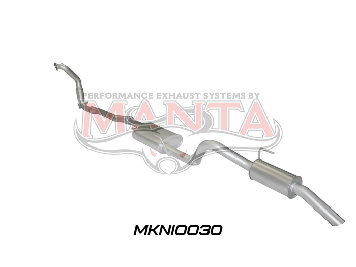 Nissan Navara D40 3.0L 550 V6 With Cat R Muffler