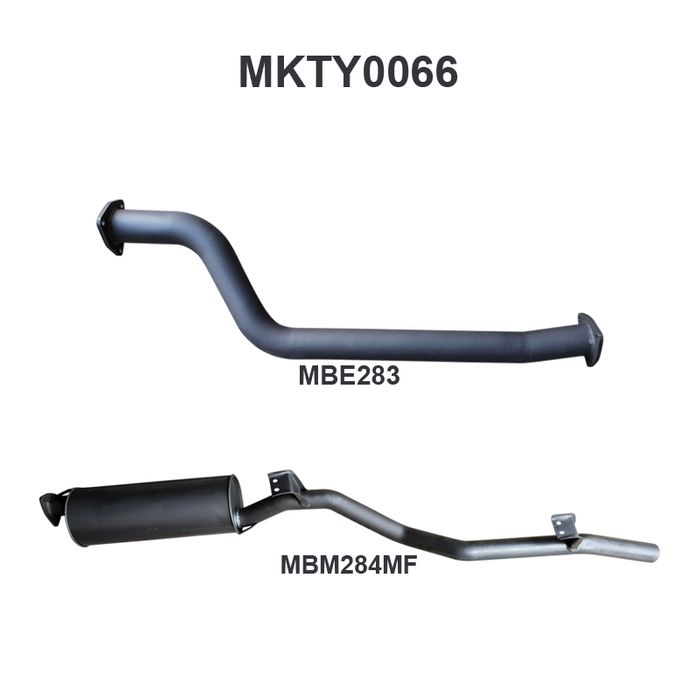 Toyota Landcruiser FJ75, HJ75 2.5in off Extractors or OEM Engine Pipe