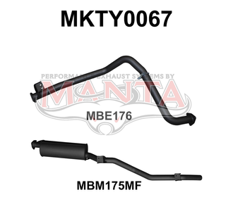 Toyota LandCruiser HZJ75, 78 2.5in off Extractors