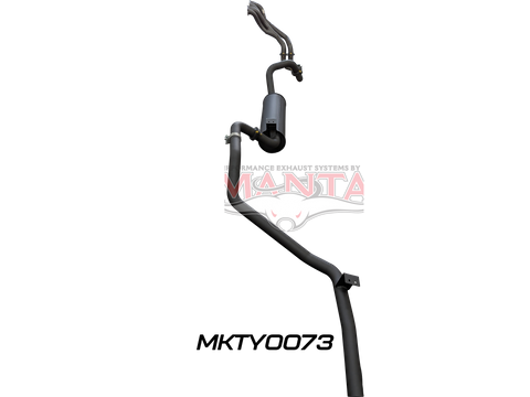 Toyota LandCruiser FZJ80 4.5L Extractors & 2.5in Full System (mandrel bend extractors)