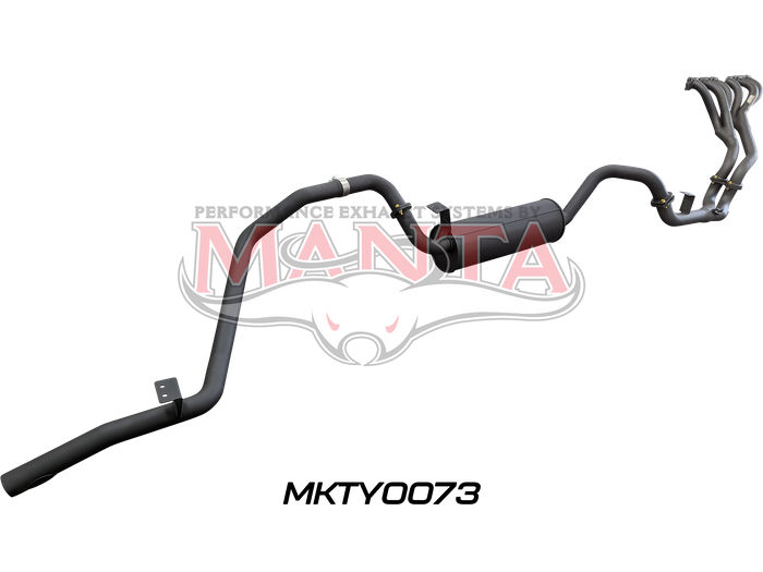 Toyota LandCruiser FZJ80 4.5L Extractors & 2.5in Full System (mandrel bend extractors)