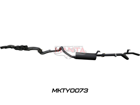 Toyota LandCruiser FZJ80 4.5L Extractors & 2.5in Full System (mandrel bend extractors)