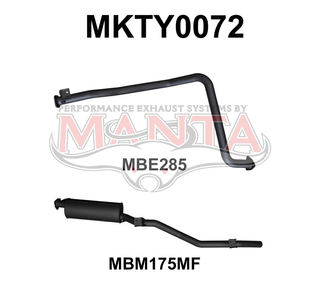Toyota Landcruiser HZJ79 2.5in off Extractors