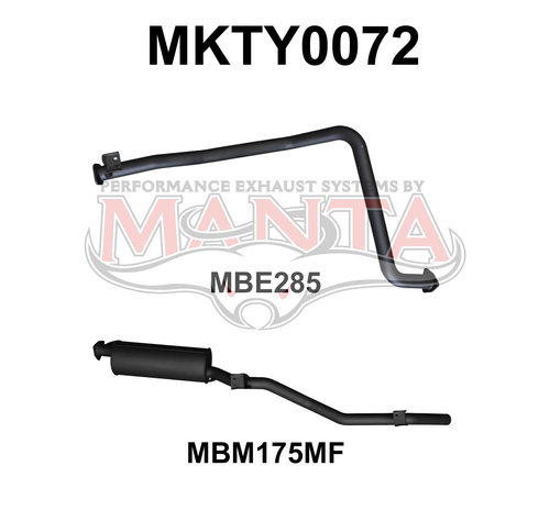 Toyota Landcruiser HZJ79 2.5in off Extractors