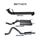 Toyota UZJ100 LANDCRUISER 4.7L V8 3in CAT-BACK EXHAUST WITH CENTRE & REAR MUFFLER