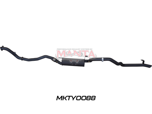 Toyota Landcruiser HZJ105 CT26 Turbo 3in Turbo Back with Muffler