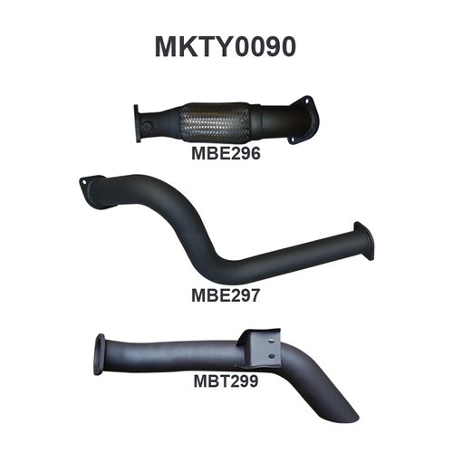 Toyota Landcruiser VDJ79 V8 S/Cab Ute 3in Without Cat Side Exit