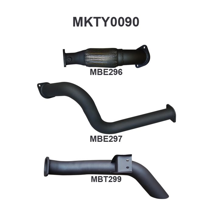Toyota Landcruiser VDJ79 V8 S/Cab Ute 3in Without Cat Side Exit