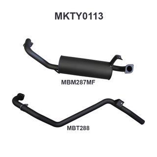 Toyota FZJ80 Landcruiser 2.5in off Extractors