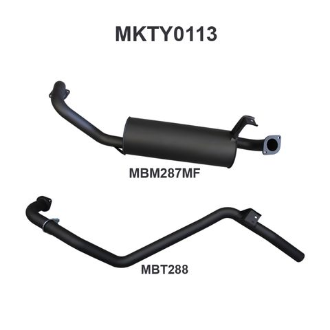Toyota FZJ80 Landcruiser 2.5in off Extractors