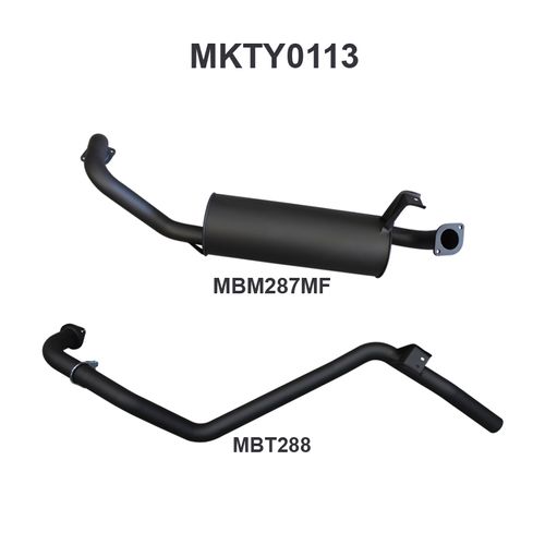 Toyota FZJ80 Landcruiser 2.5in off Extractors