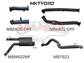Toyota Landcruiser VDJ200 DPF 3in Dual NO Cat, Muffler, 4in Tailpipe