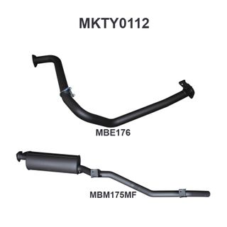 Toyota Landcruiser FZJ75, 78 2.5in off Extractors