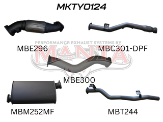 Toyota Landcruiser VDJ79 V8 Ute 3in With Cat & Muffler DPF