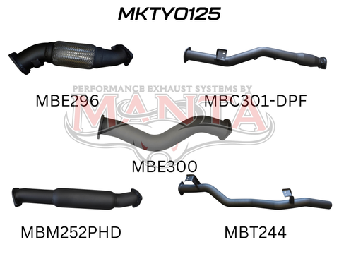 Toyota Landcruiser VDJ79 V8 Ute 3in With Cat & Hotdog DPF