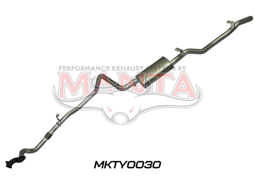 Toyota Landcruiser HDJ79 Ute 3 Turbo Back With Muffler