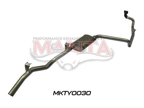 Toyota Landcruiser HDJ79 Ute 3 Turbo Back With Muffler