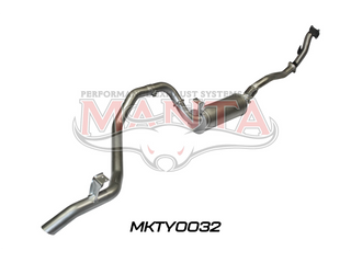 Toyota Landcruiser HDJ80 1HD Wagon 3in From Turbo Back Muffler