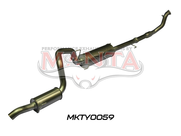 Toyota KDJ120, 150 Prado 3.0L D4D 3in With Cat