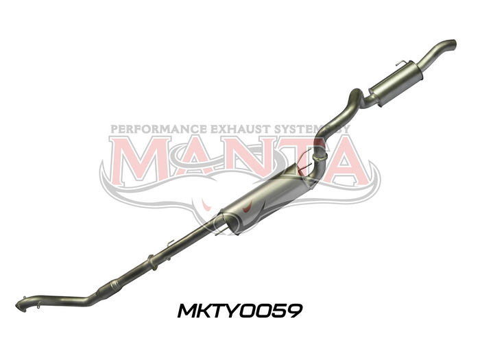 Toyota KDJ120, 150 Prado 3.0L D4D 3in With Cat