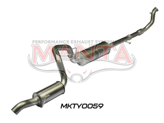 Toyota KDJ120, 150 Prado 3.0L D4D 3in With Cat