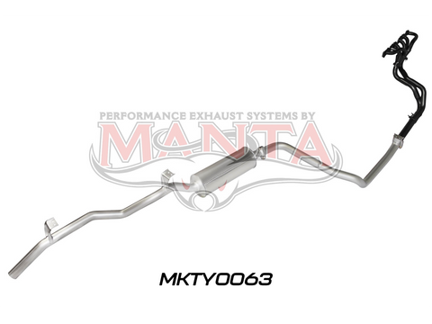 Toyota FZJ75 Landcruiser Extractors & 2.5in